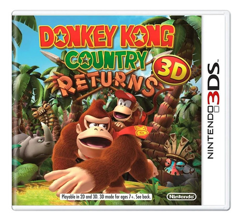 Donkey Kong Country Returns 3d - Nintendo 3ds Produto Novo
