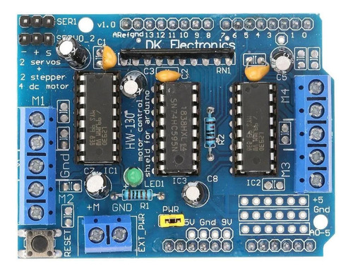 Tarjeta Para Control De Motores Wicked El-l293d