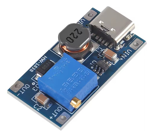 10 Módulos Elevador Mt3608 Dc-dc Usb-c 2a 28v Ajustable