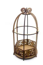 Comprar 15 Jaulas Decorativas (01) Mdf Centro De Mesa -30 Cm- Grande
