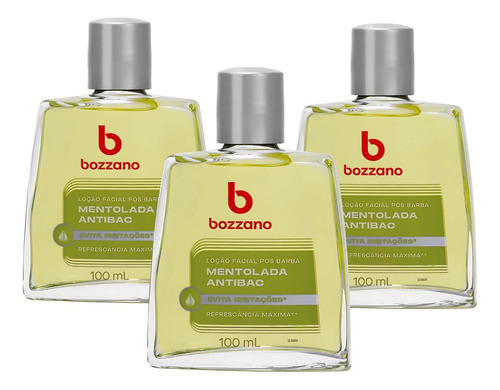 Pós-barbas Bozzano 100 mL 3 u