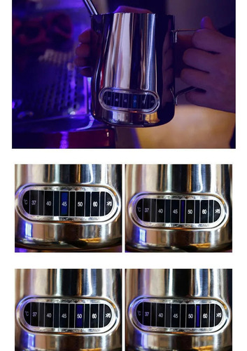 Jarra De Caf 600 Ml De Acero Inoxidable Espumar Leche Con