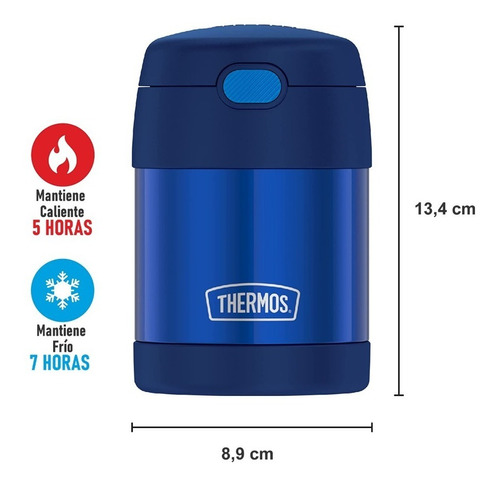 Termo Funtainer Tarro De Comida Para Niños Aislado Al Vací