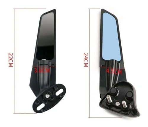 Espejo Retrovisor Para Moto De Ala