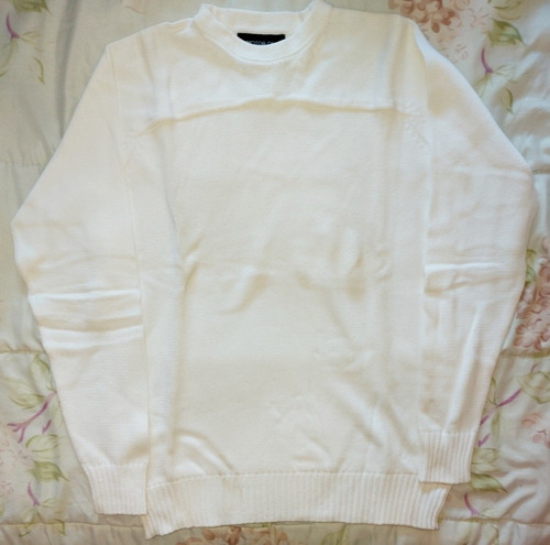 Sweater Blanco Hombre Talle M