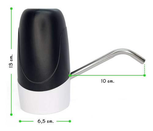 Imagen 2 de 10 de Dispenser Bomba De Bidon Agua Automatico Recargable Usb.