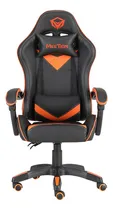 Comprar Silla Gamer Meetion Chr04 Ergonómica Reclinable 130 Grados Color Negro\u002Fnaranja