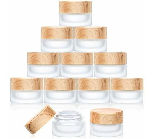 Contenedor Rellenable - 10 Pieces Glass Cosmetic Containers 