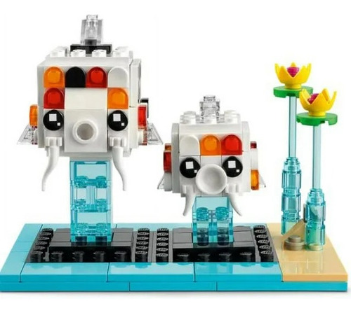   40545 Brick Headz Koi Fish Building Juego De 203 Piezas