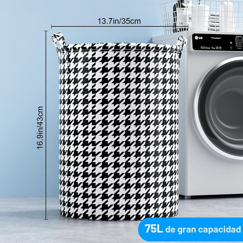Cesto Ropa Sucia,2pcs 75l Cestos Lavanderia Plegable