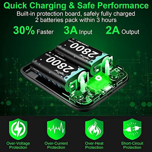 Paquete De Baterías Controladoras Recargables Rapthor De 280