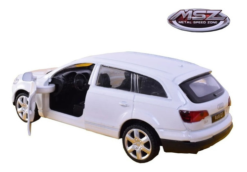 Imagen 3 de 5 de Auto Metal Audi Q7 1:38 Msz Coleccion A Escala 67305 Edu
