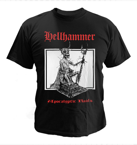 Hellhammer - Apocalyptic Raids - Camiseta Cover Album