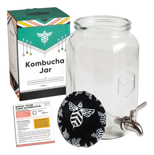 Craft A Brew - Tarro De Kombucha Con Válvula Dispensadora .