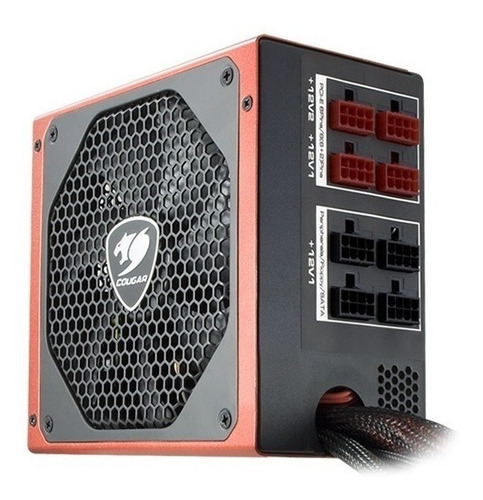 Fonte 1000w Reais / Real Cougar Cmx V3 Series - 80 Plus Bronze - Pfc Ativo - Modular E Bivolt Automatico