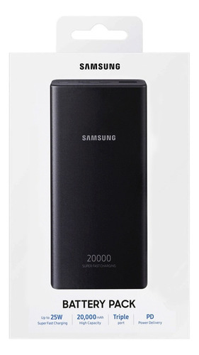 Samsung Batería Power Bank 20000mah 25w Carga Súper Rápida