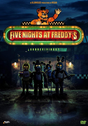 Five Nights At Freddy's Película - 2023 - Dvd