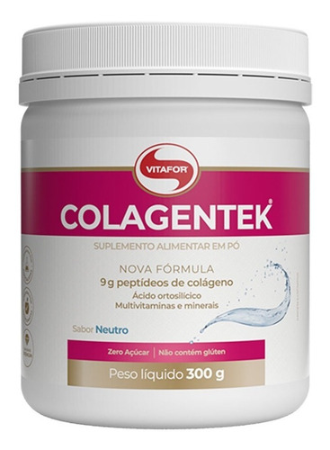 Colágeno Colagentek Vitafor Sabor Neutro  300g