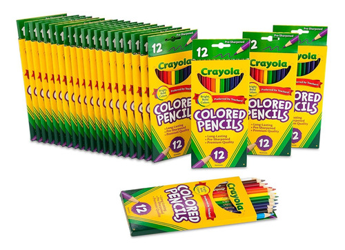 Lapices De Colores Crayola (24 Packs De 12 Unidades C/u)