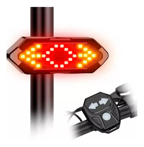Foco Bicicleta Luz Intermitente Bicicleta Luz Led Bicicleta Trasero Señalizador Direccional De Giros Luz Potente Trasera Para Bici Luz Señalización Bike Inhalamb Arcashopping