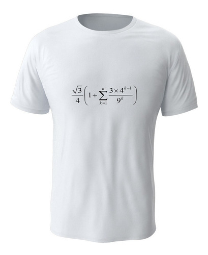Camiseta T-shirt Formulas Matematicas Quimicas Fisicas R10