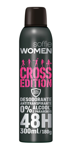 Desodorante Antitranspirante Sofie Cross Edition Women 300ml