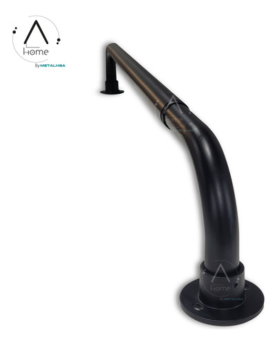 Set Extensible Simple Curvo De 210 A 300 Cm Y 22/25 Mm Negro