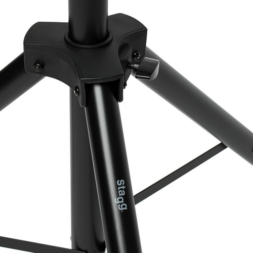 Imagen 7 de 10 de Par De Soportes Tripode Para Bafles Con Funda Stagg Spsq10