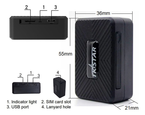 Mini Rastreador Gps Tkstar 2g Tk913 Rastreador Gps Gps De Ve