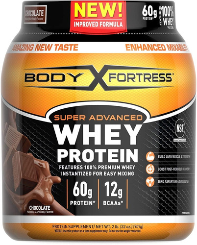 Proteina Body Fortress Whey Protein Chocolate 2 Lb