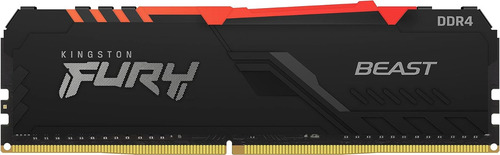 Memoria Ram 16gb Fury Beast Rgb 2x8 3600mhz Ddr4 Kingston