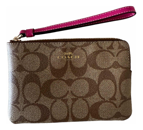 Muñequera Wristlet Coach Fucsia