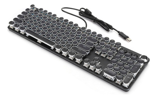 Teclado Mecánico Para Máquina De Escribir 104key Estilo Retr