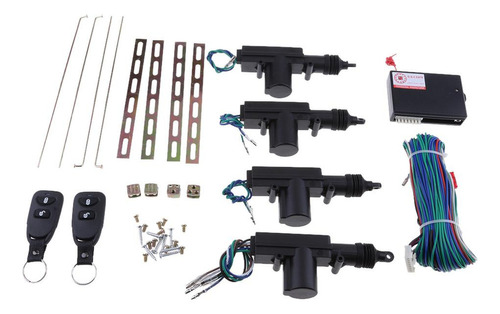 Kit De Cierre Centralizado Eléctrico De 4 Puertas Con Contro