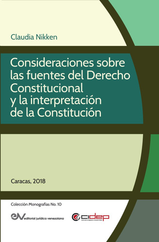 Libro: Consideraciones Sobre Las Fuentes Del Derecho Constit