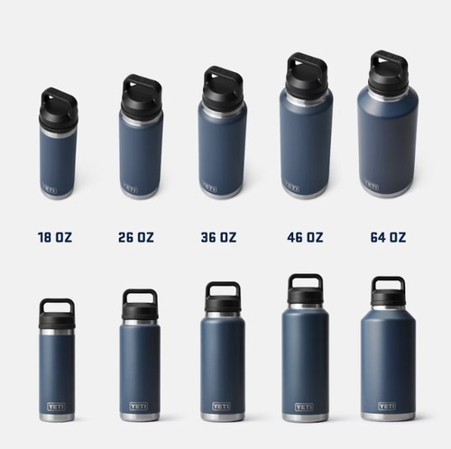 Botellabule Yeti Rambler® De 36 Oz 1.1 L Con Tapa Chug Negro