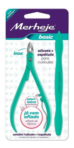 Merheje Basic Alicates + Espátula Para Cutícula