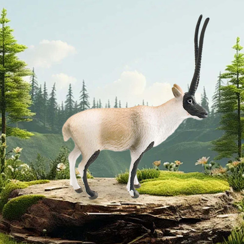 5 Figuras De Animales Coleccionables, Antílope Tibetano