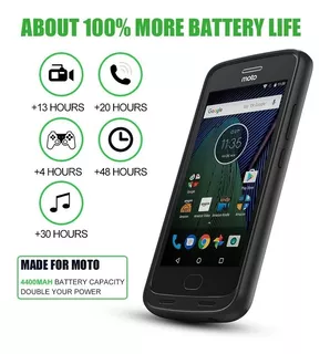 Funda Cargadora Moto G5 Plus Battery Batery Case Bateria