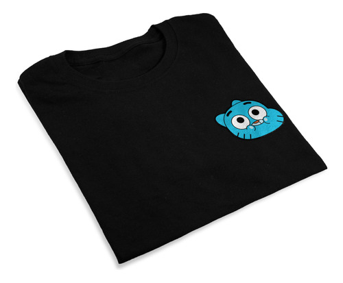 Playera Negra El Increíble Mundo De Gumball