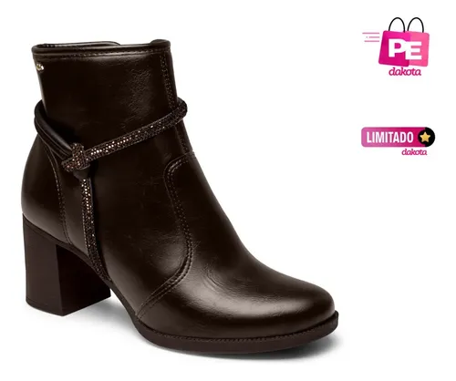Bota Cano Baixo Dakota Feminino D2191