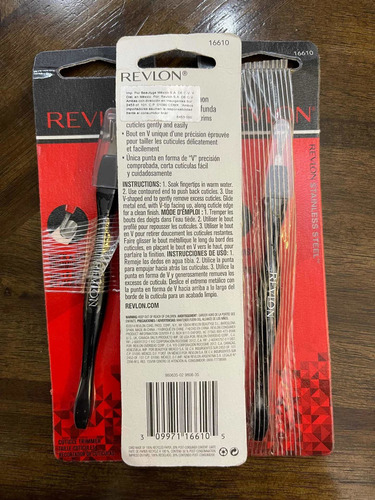 Corta Cutícula Revlon Punta V 16610