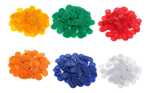 600x Moedas De Reposição De Cassino De Fichas De Bingo