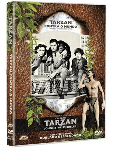 Tarzan Contra O Mundo - Dvd - Johnny Weissmuller