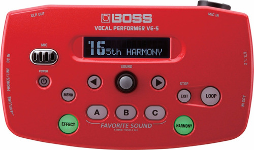 Boss Ve5 Pedal De Efectos Voz Con Armonizador