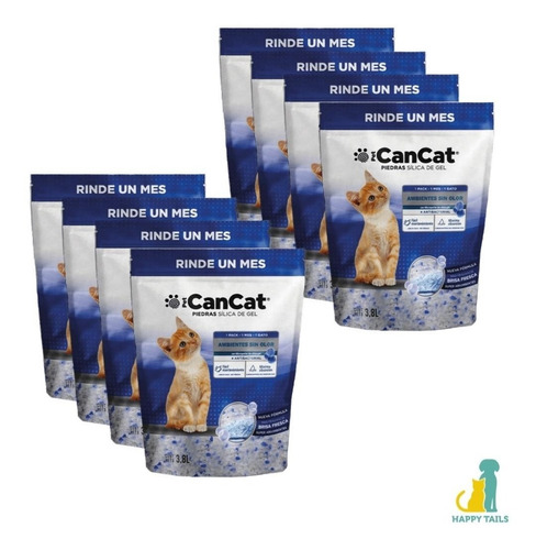 Silica Cancat Brisa Fresca 8 X 3,8 Lts. - Happy Tails