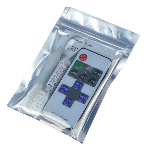 Dimmer Rf C/ Controle Remoto Sem Fio P/ Fita Led 2 Vias