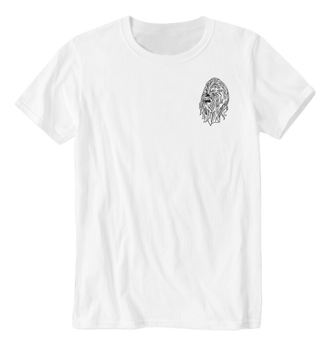 Basic Chewie Stencil - Playera Chewbacca Han Solo
