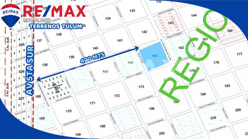En Venta Lote De 2500 M2 En Region 15 Con La Mas Alta Densidad Permitida En Tulum