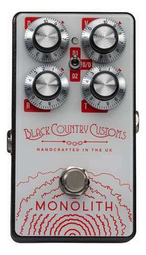 Pedal de efeito cinza Laney Black Country Customs Monolith BCC